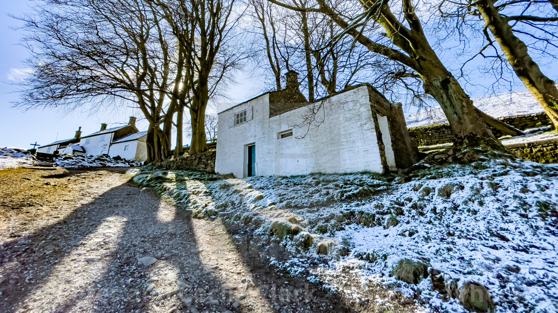 "White Wells, Rombalds Moor, Ilkley, Yorkshire." stock image