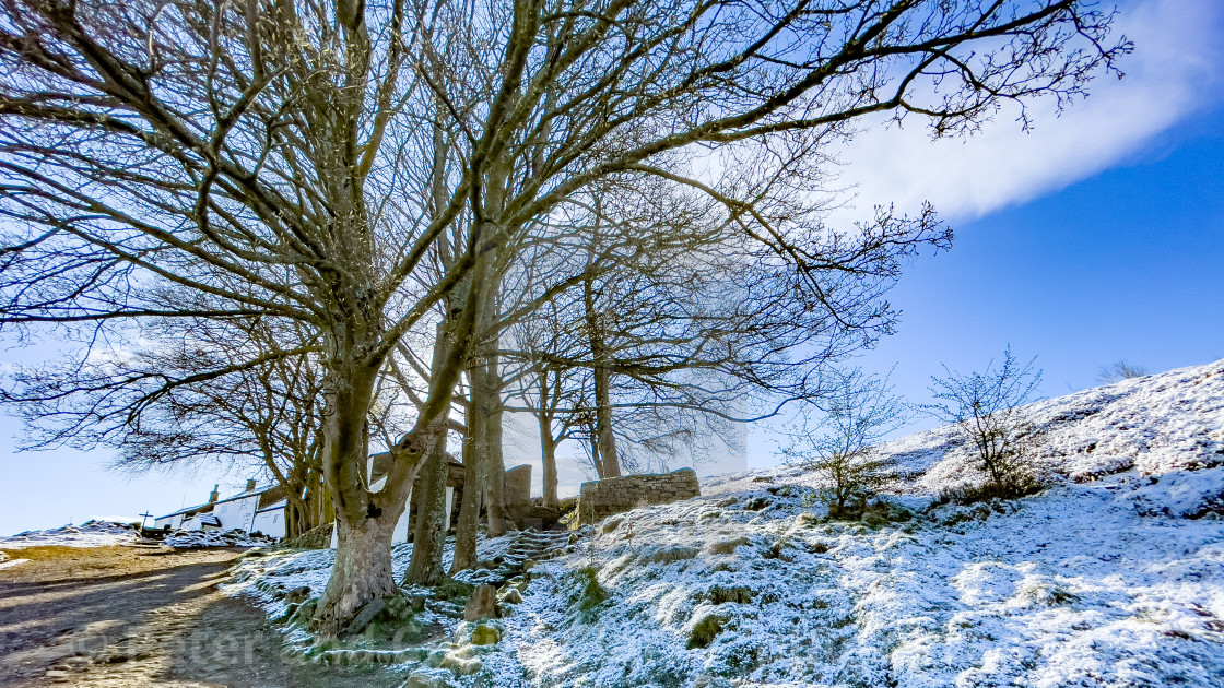 "White Wells, Rombalds Moor, Ilkley, Yorkshire." stock image