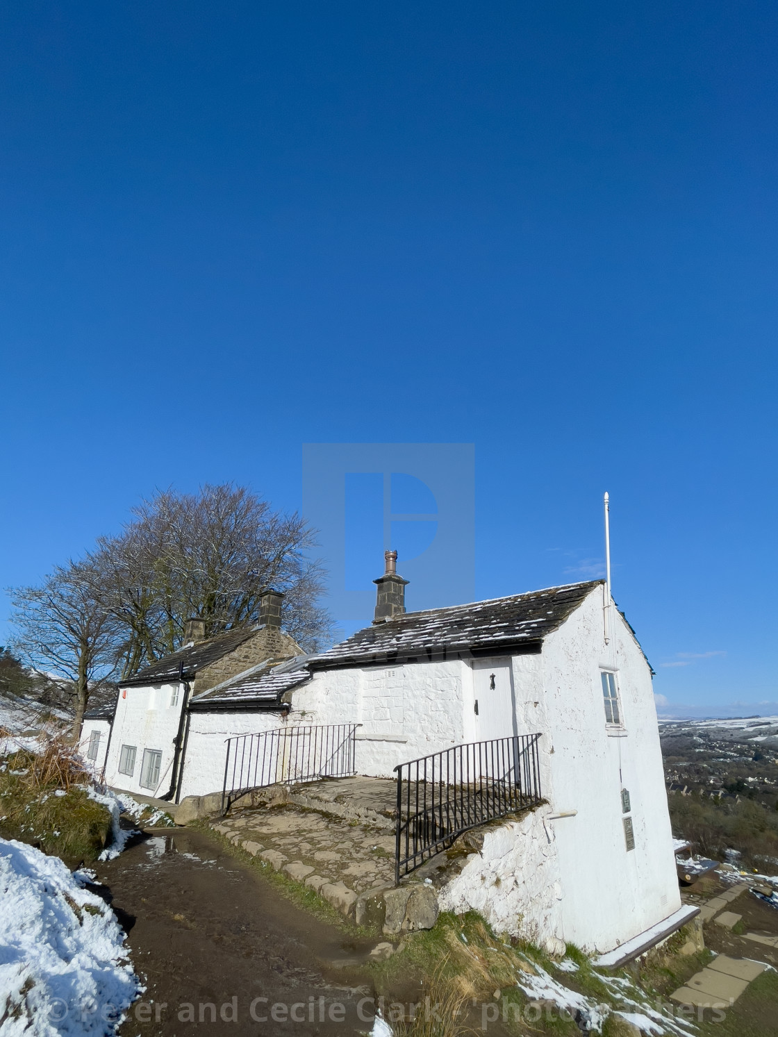 "White Wells, Rombalds Moor, Ilkley, Yorkshire." stock image