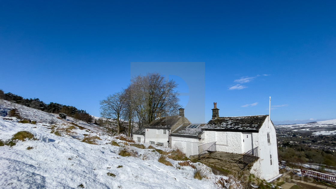 "White Wells, Rombalds Moor, Ilkley, Yorkshire." stock image