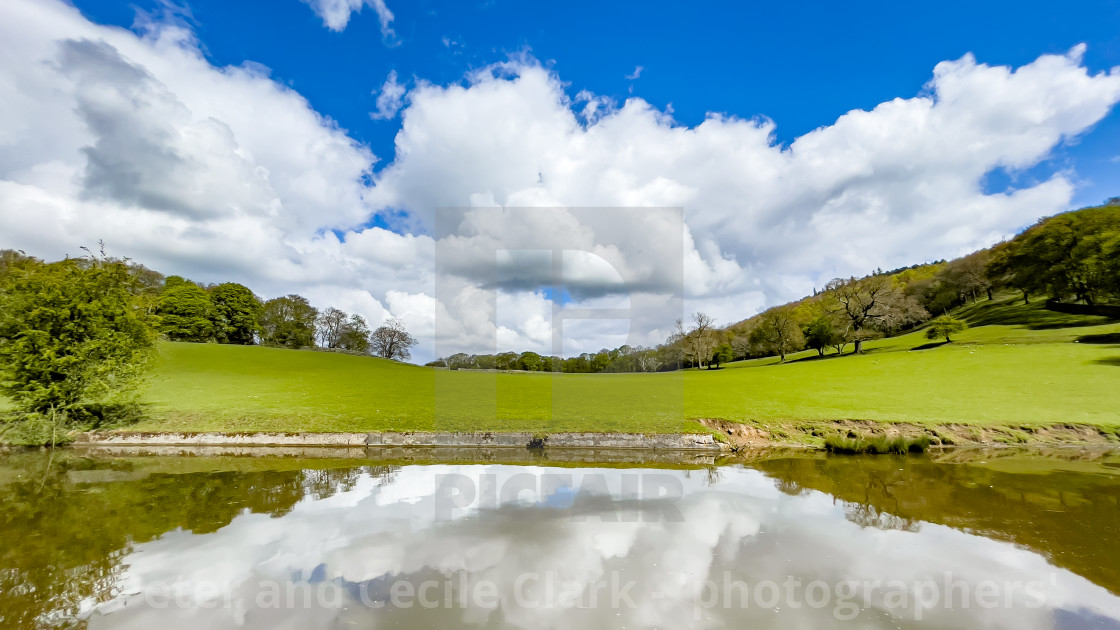 "Canal, Leeds Liverpool Canal, Near Silsden, Yorkshire." stock image