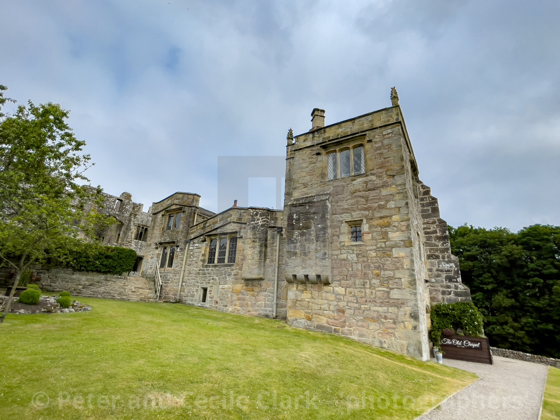 "Barden Tower, Chapel and Priest House." stock image