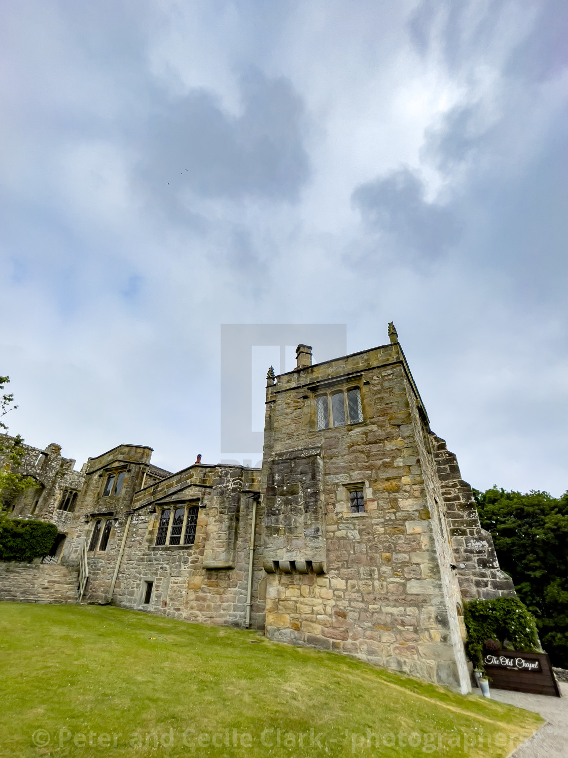 "Barden Tower, Chapel and Priest House." stock image