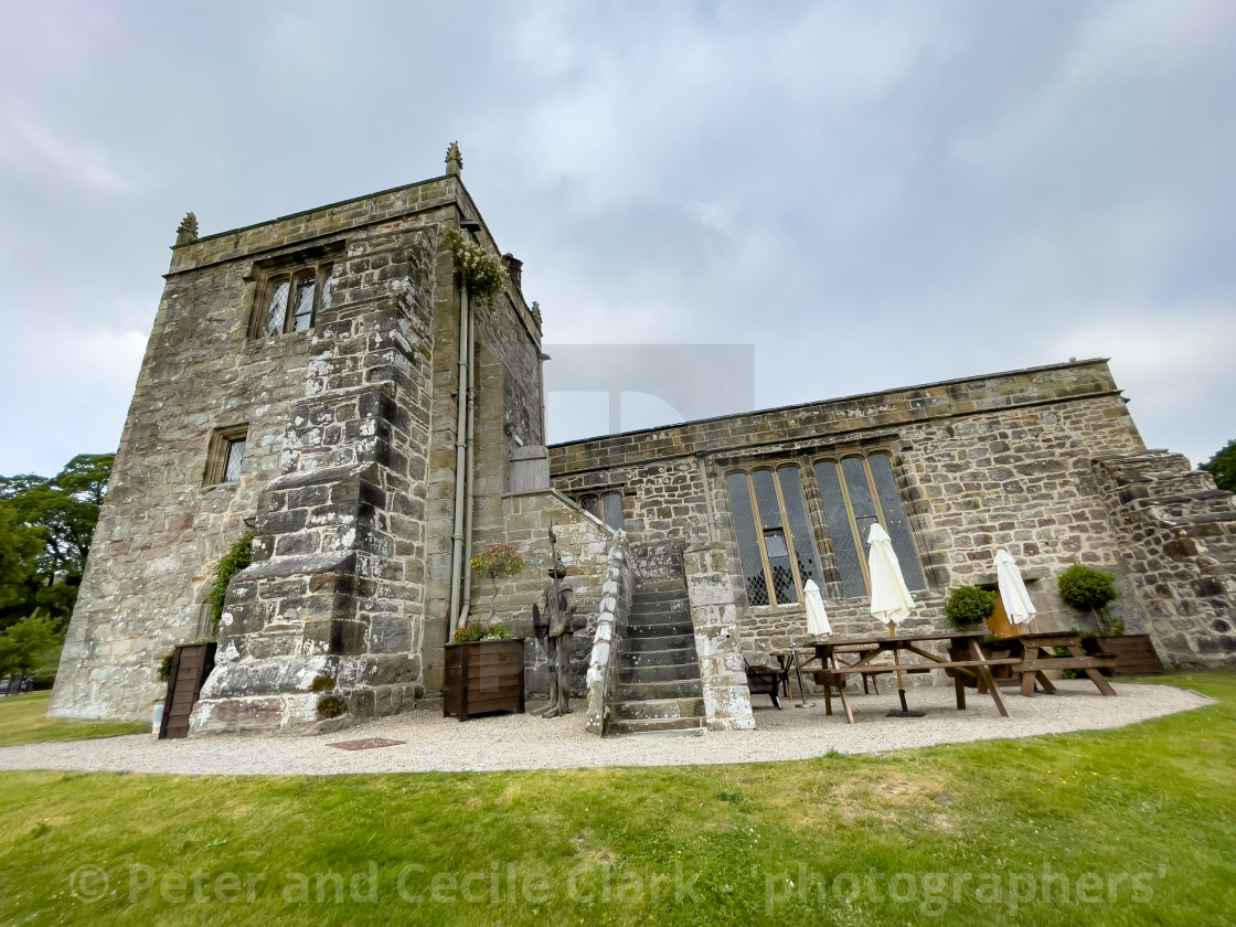 "Barden Tower, Chapel and Priest House." stock image