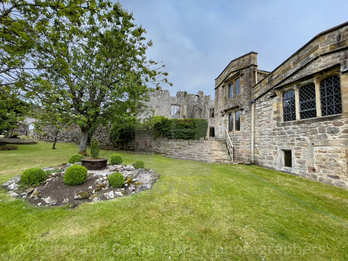 "Barden Tower, Chapel and Priest House." stock image