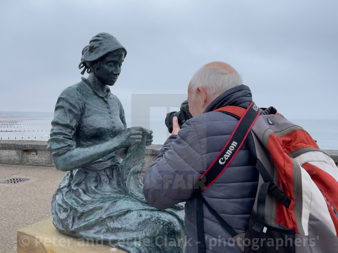 "Gansey Girl Bronze Statue" stock image