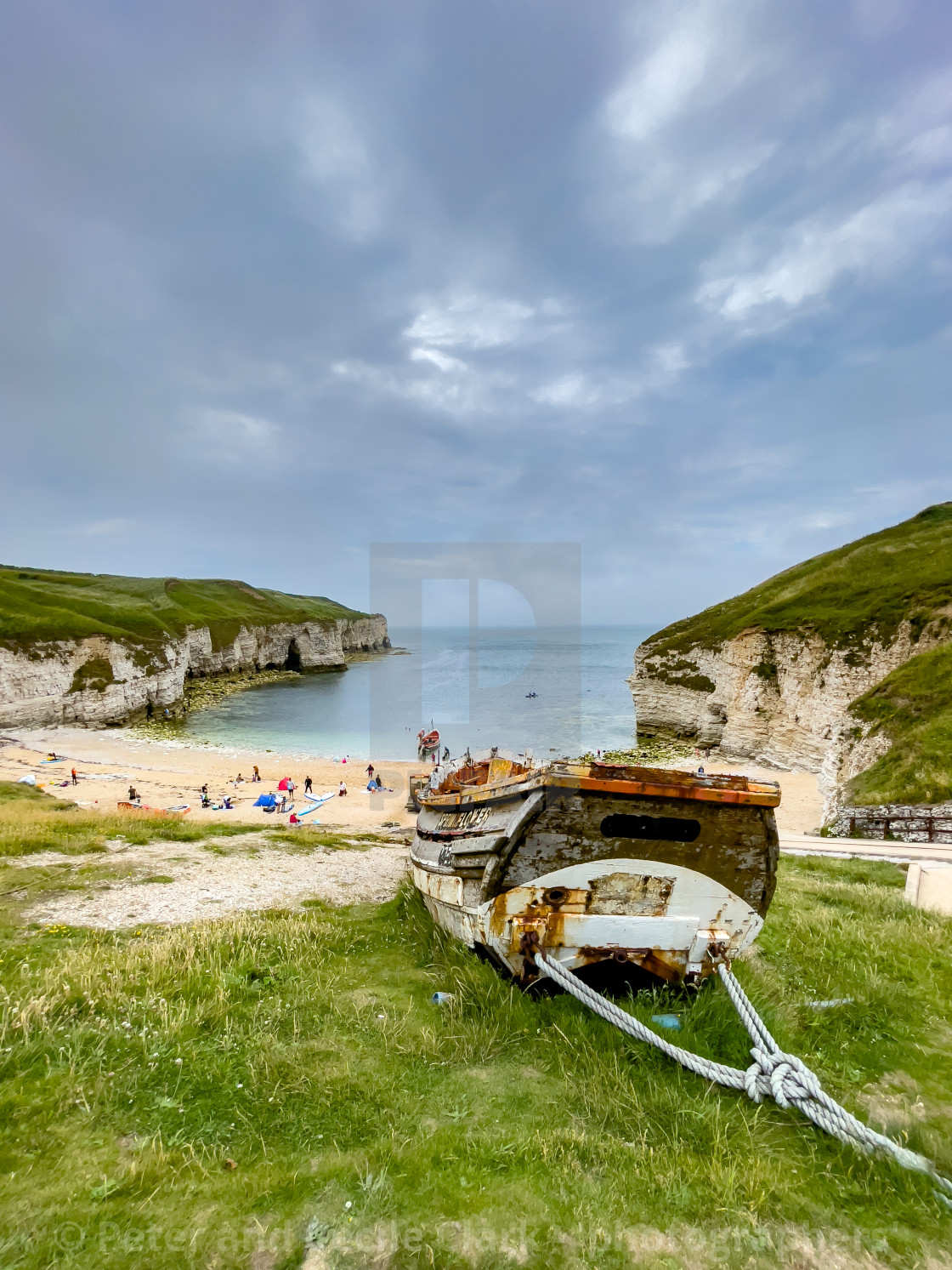 "Fishing Cobble, North Landing" stock image