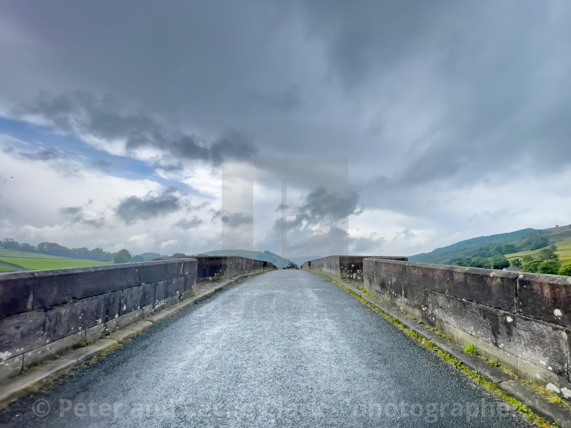 "Burnsall Bridge." stock image