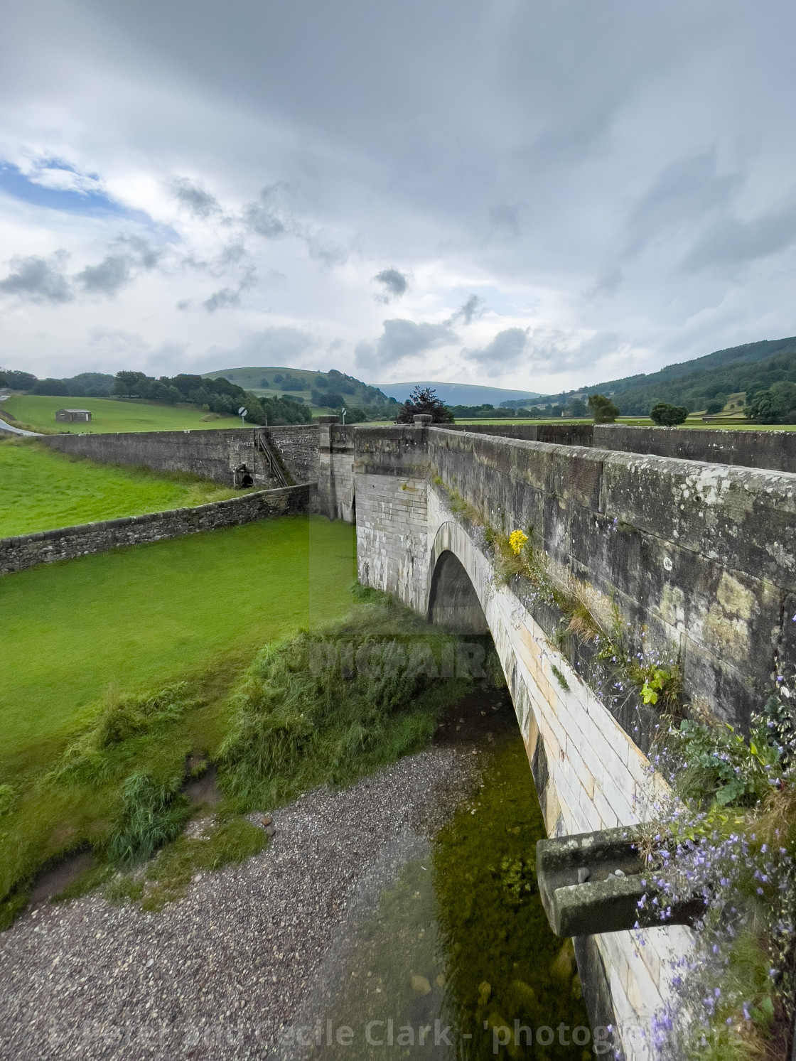 "Burnsall Bridge. Yorkshire Dales." stock image