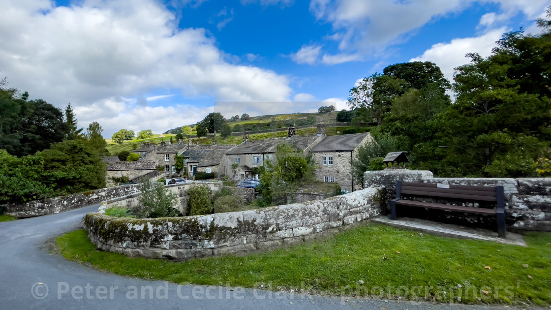 "Hebden, a Yorkshire Dales Village." stock image