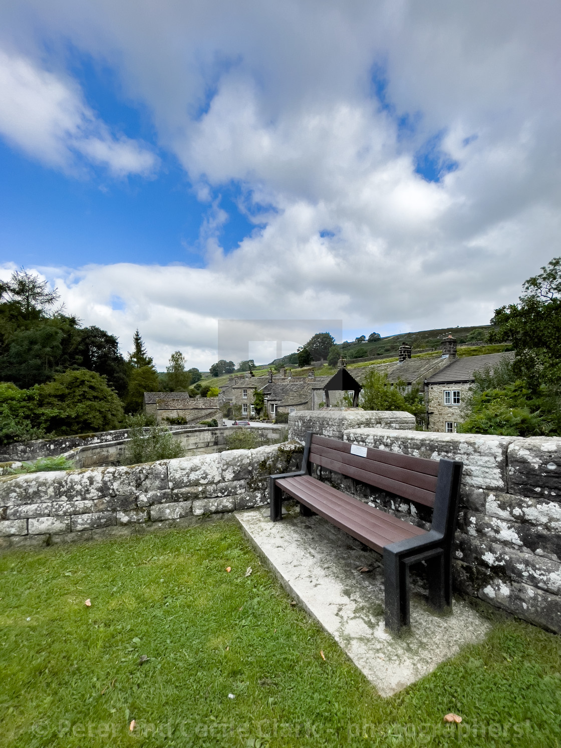 "Hebden, a Yorkshire Dales Village." stock image