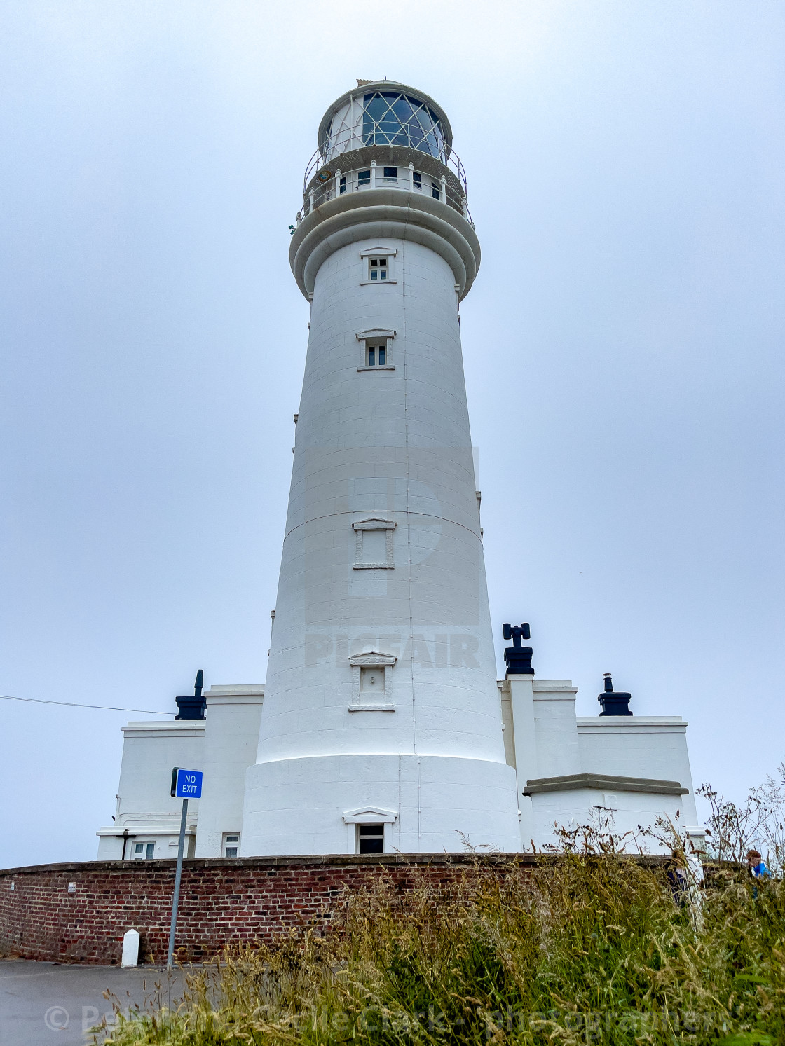 "Flamborough Head Lighthouse." stock image