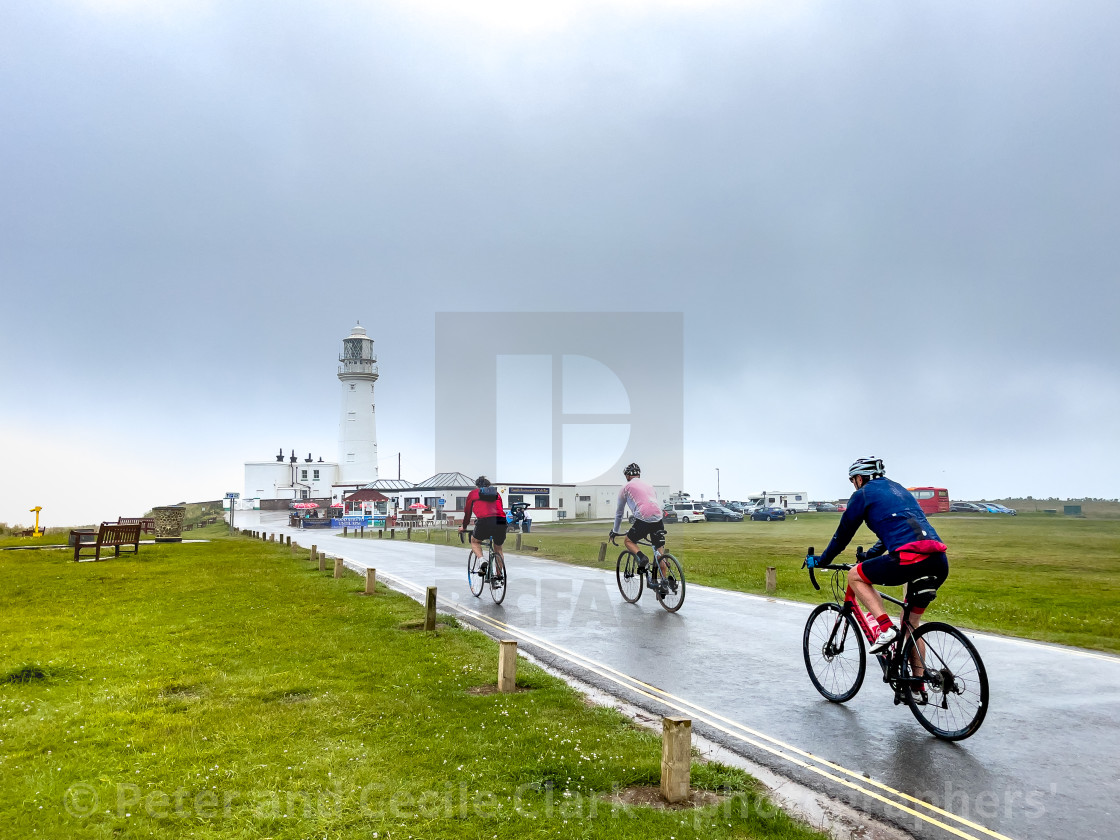 "Flamborough Head Lighthouse." stock image