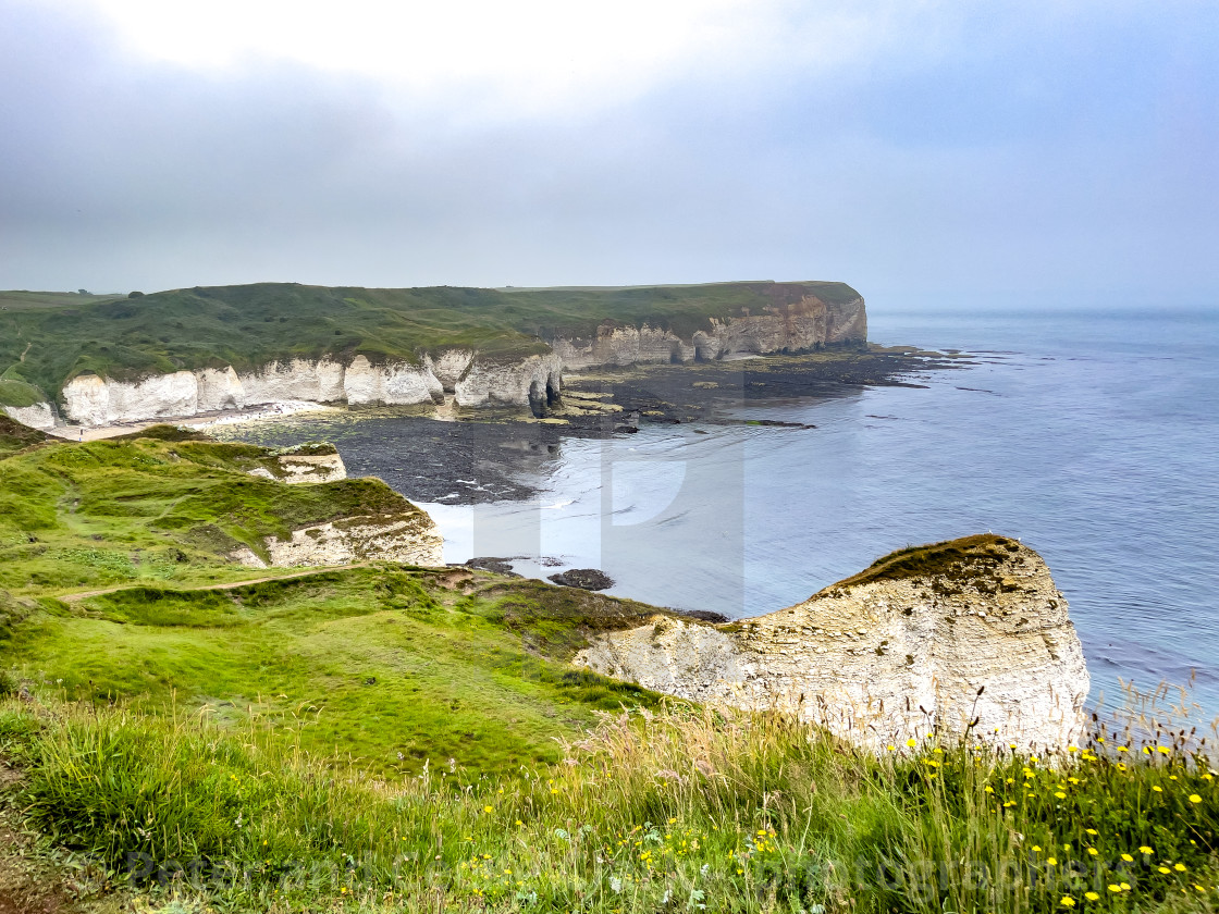 "Selwicks Bay, Flamborough." stock image