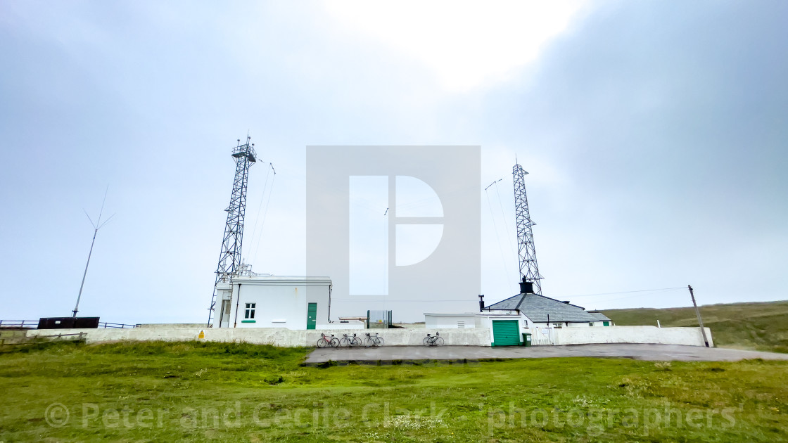 "Fog Signal Station, Flamborough." stock image