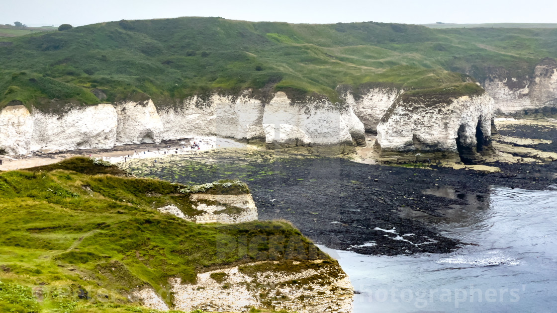 "Selwicks Bay, Flamborough." by Peter and Cecile Clark - 'photographers' - $6.35 "Selwicks Bay, Flamborough." stock image