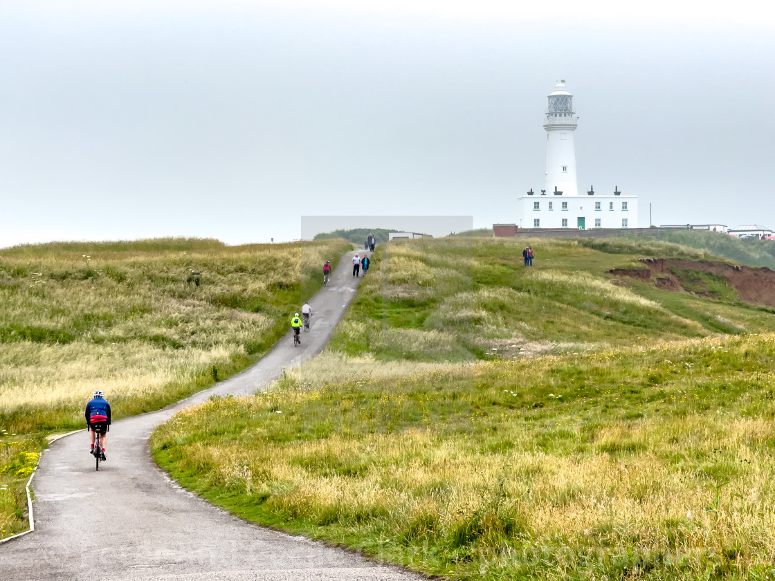 "Flamborough Head Lighthouse." stock image