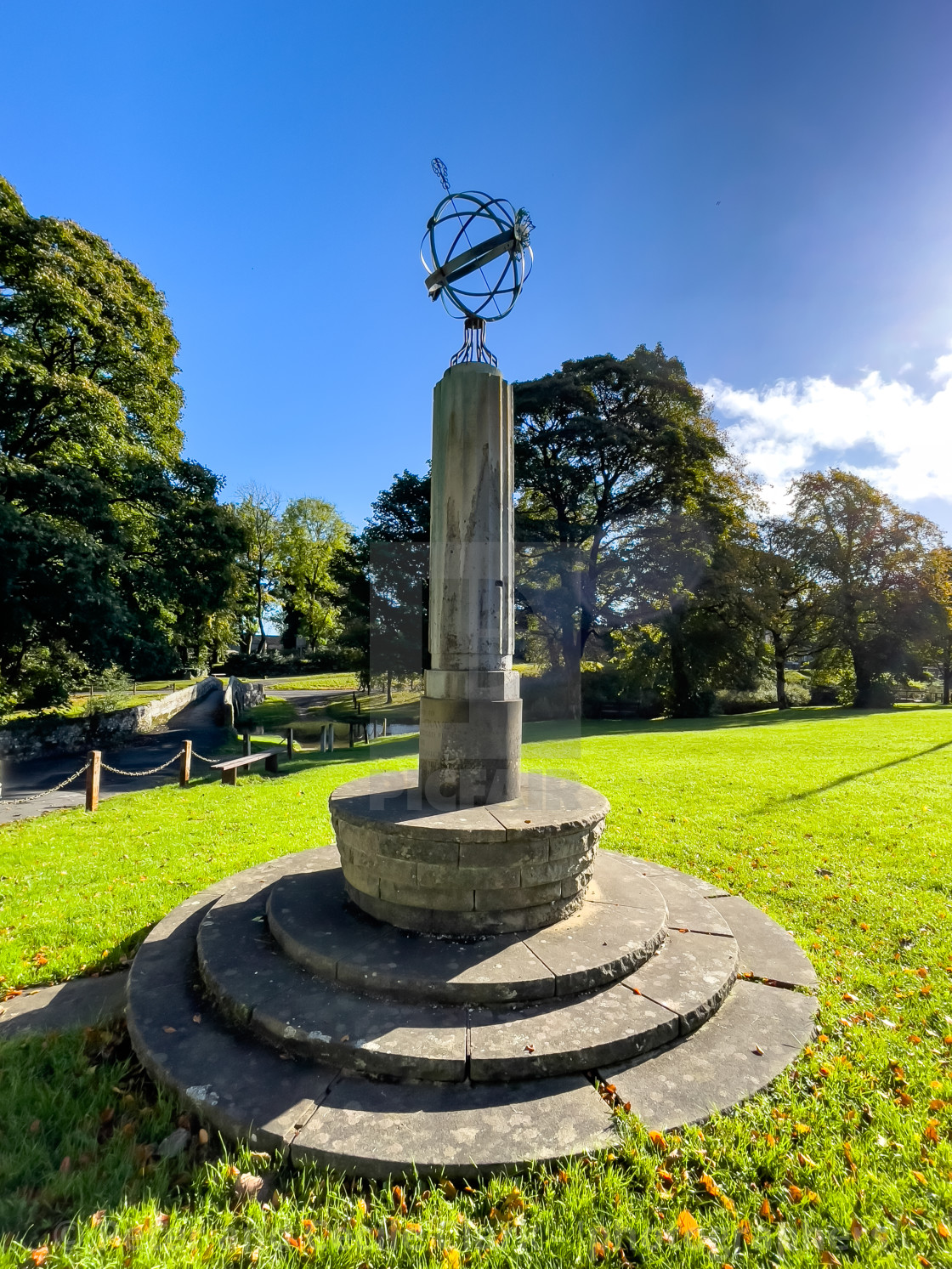 "Obelisk, Linton in Craven." stock image