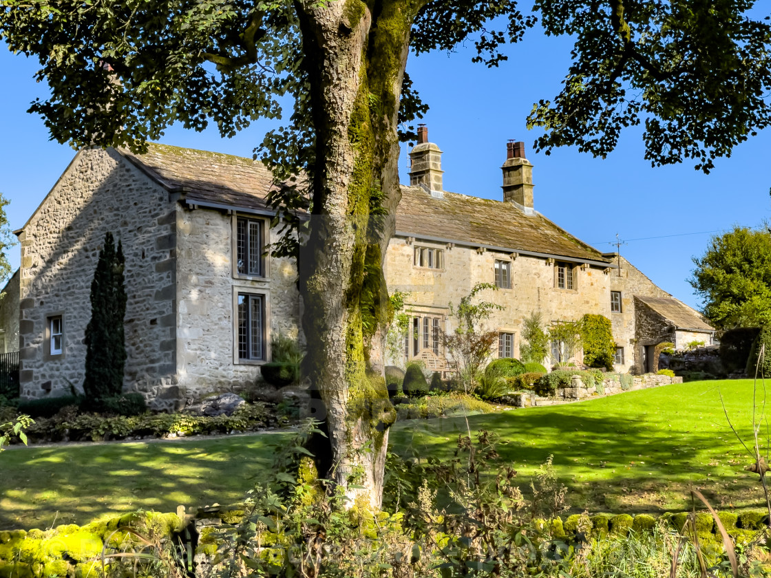 "Idyllic Yorkshire Cottage." stock image