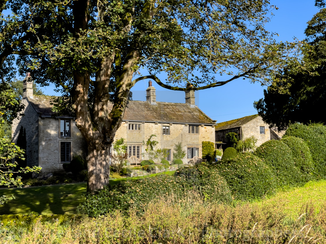 "Idyllic Yorkshire Cottage." stock image