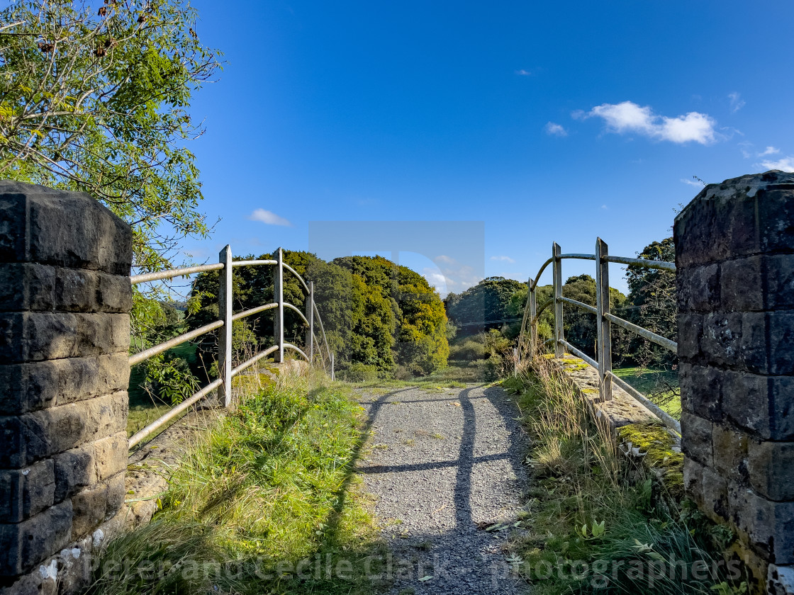 "Yorkshire Dales Railway, Disused, Bridge no. 37" stock image