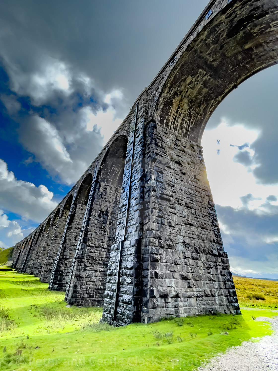 "Ribblehead Viaduct" stock image