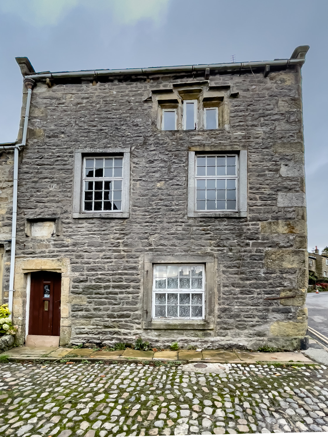 "Grassington, Stone Built Cottage." stock image