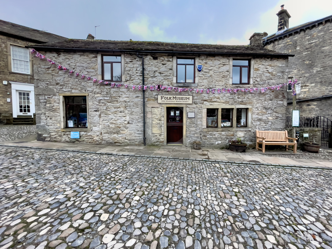 "Folk Museum, Grassington." stock image