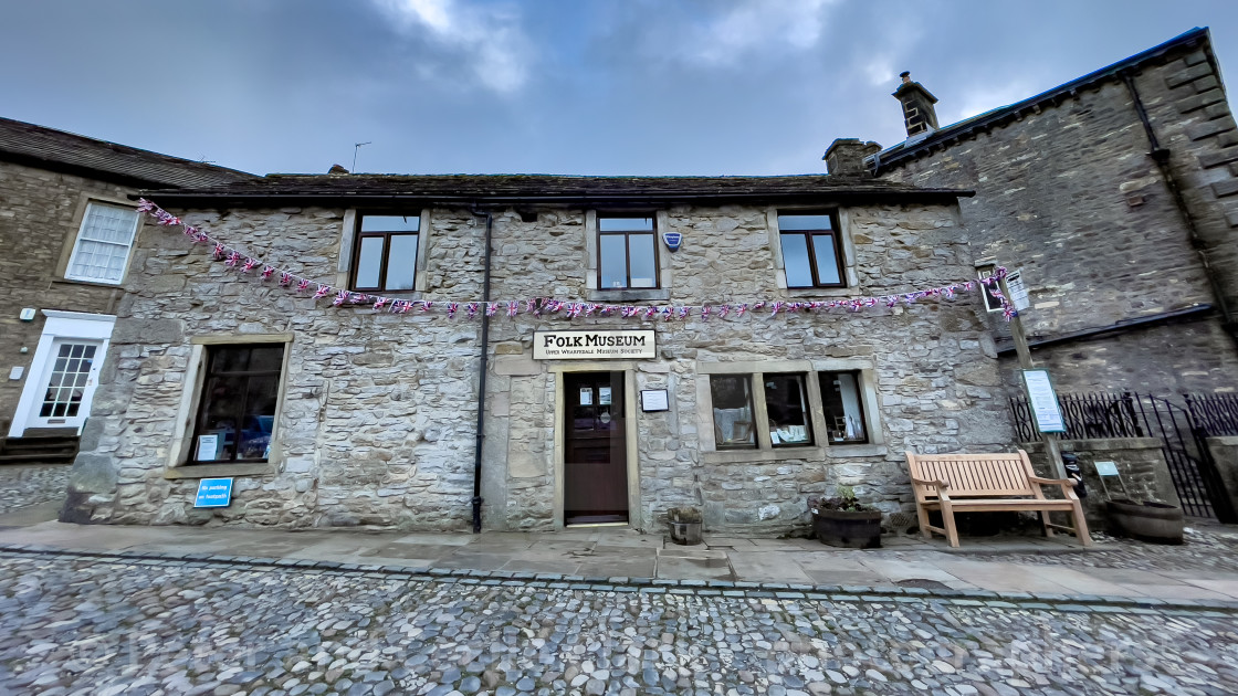 "Folk Museum, Grassington." stock image