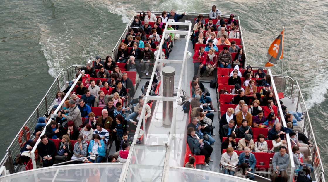 "Paris, River Seine Cruise" stock image