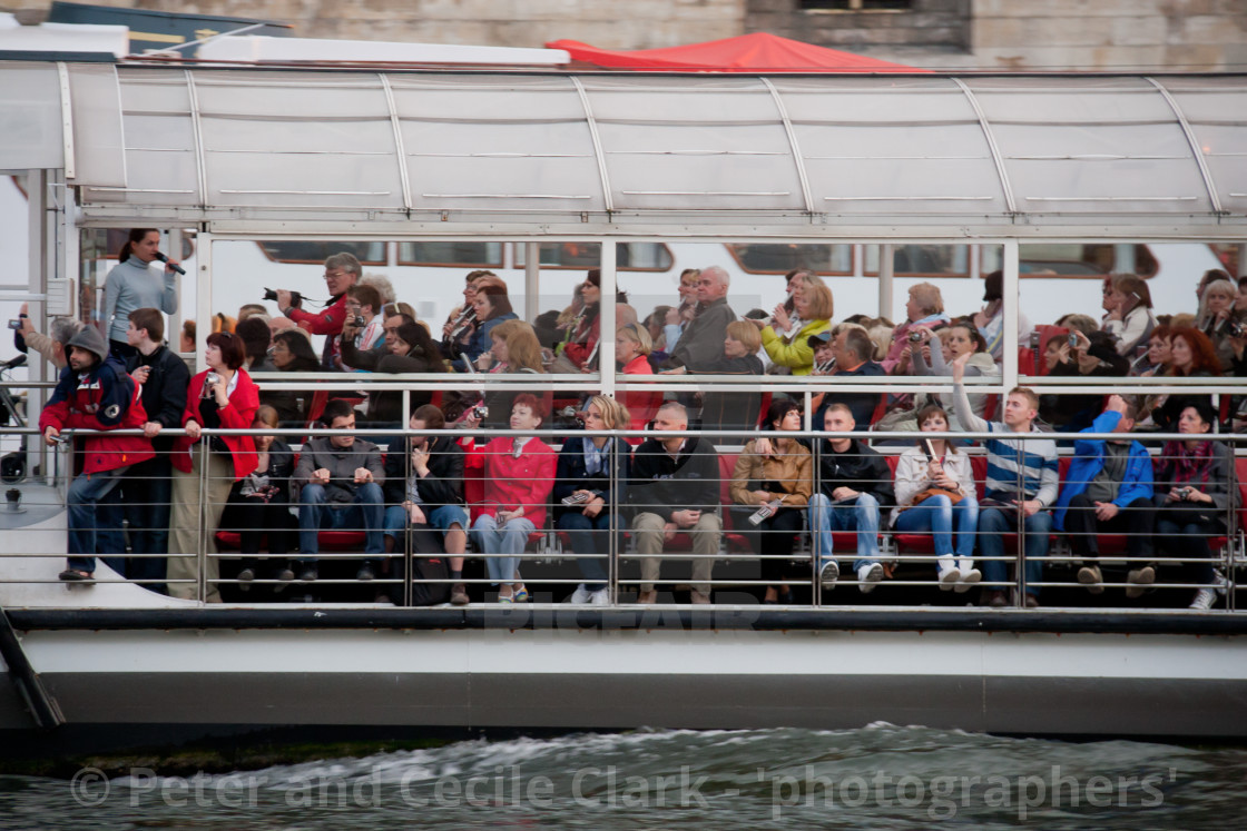 "Paris, River Seine Cruise" stock image