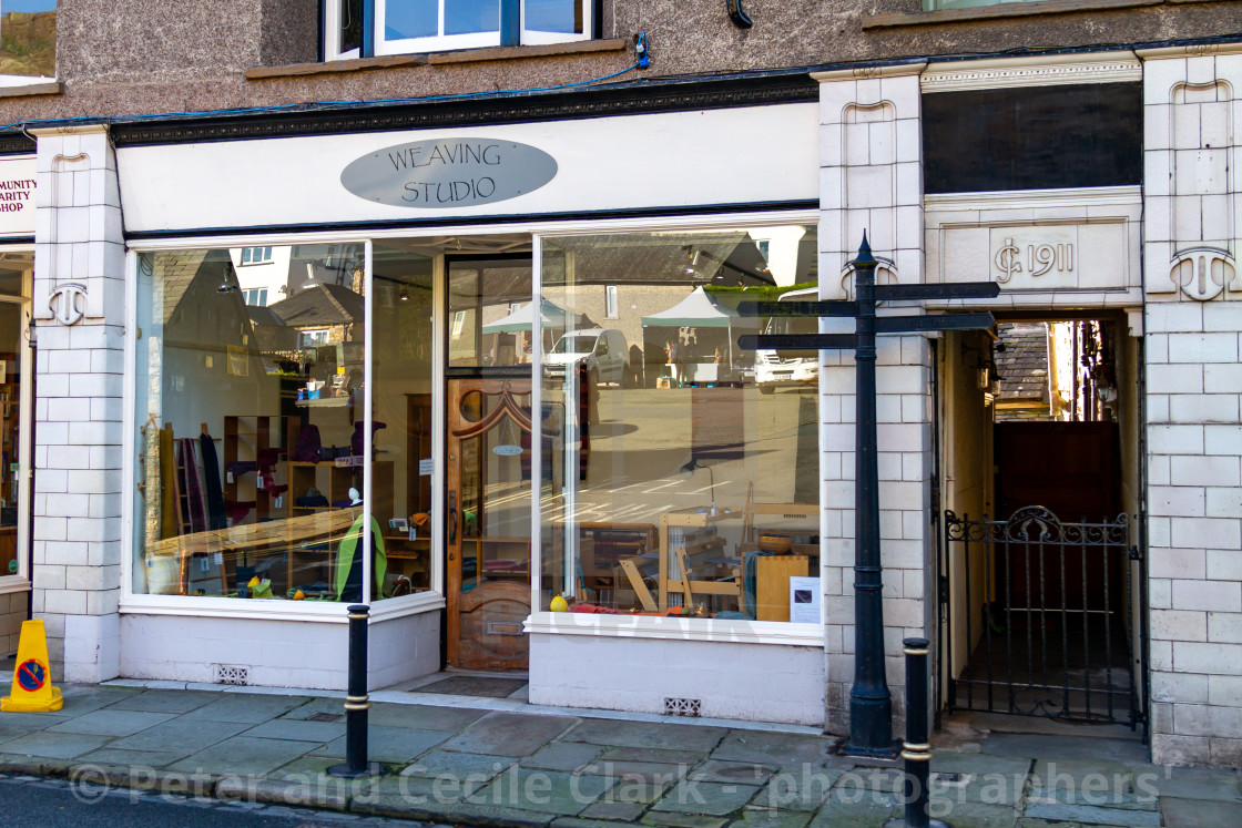 "Sedbergh Shop, Weaving Studio" stock image