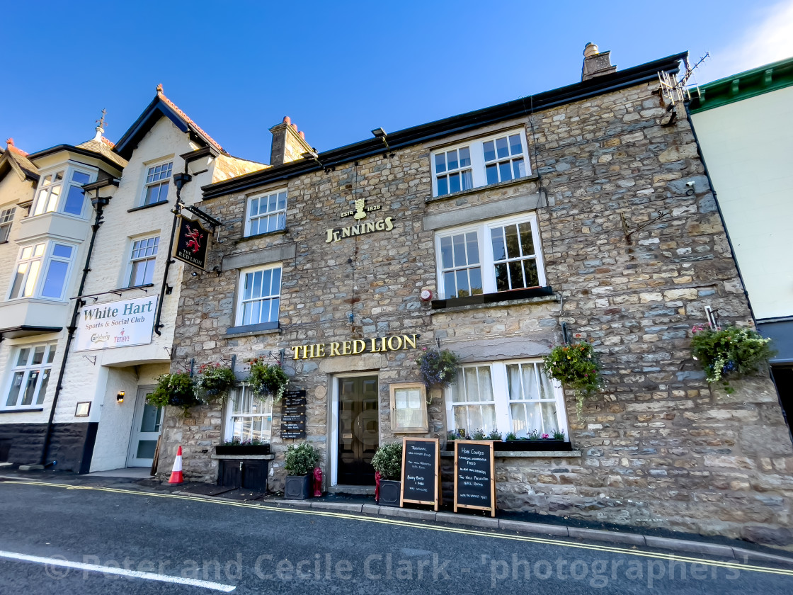 "The Red Lion , Sedbergh." stock image