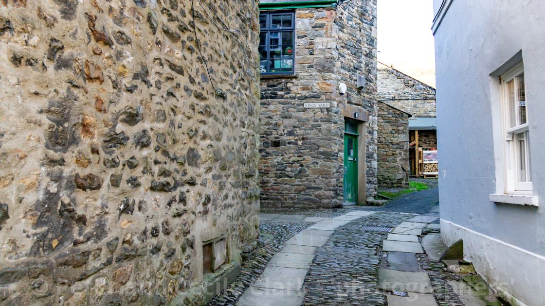 "Sedbergh, narrow alley." stock image