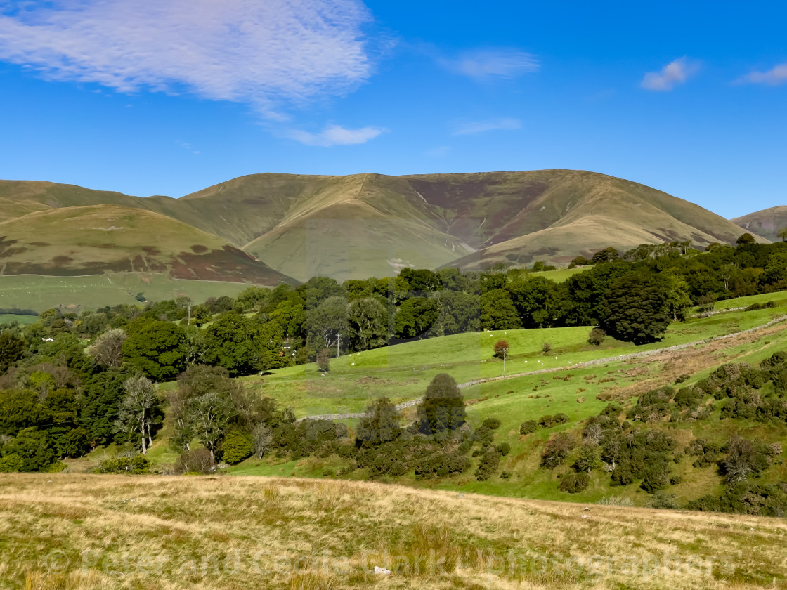 "Sedbergh Countryside and Fells, Cumbria." stock image