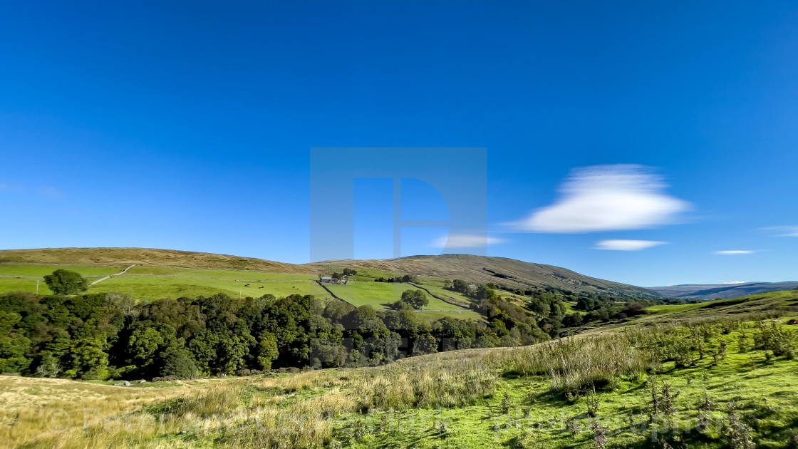 "Sedbergh Countryside and Fells, Cumbria." stock image