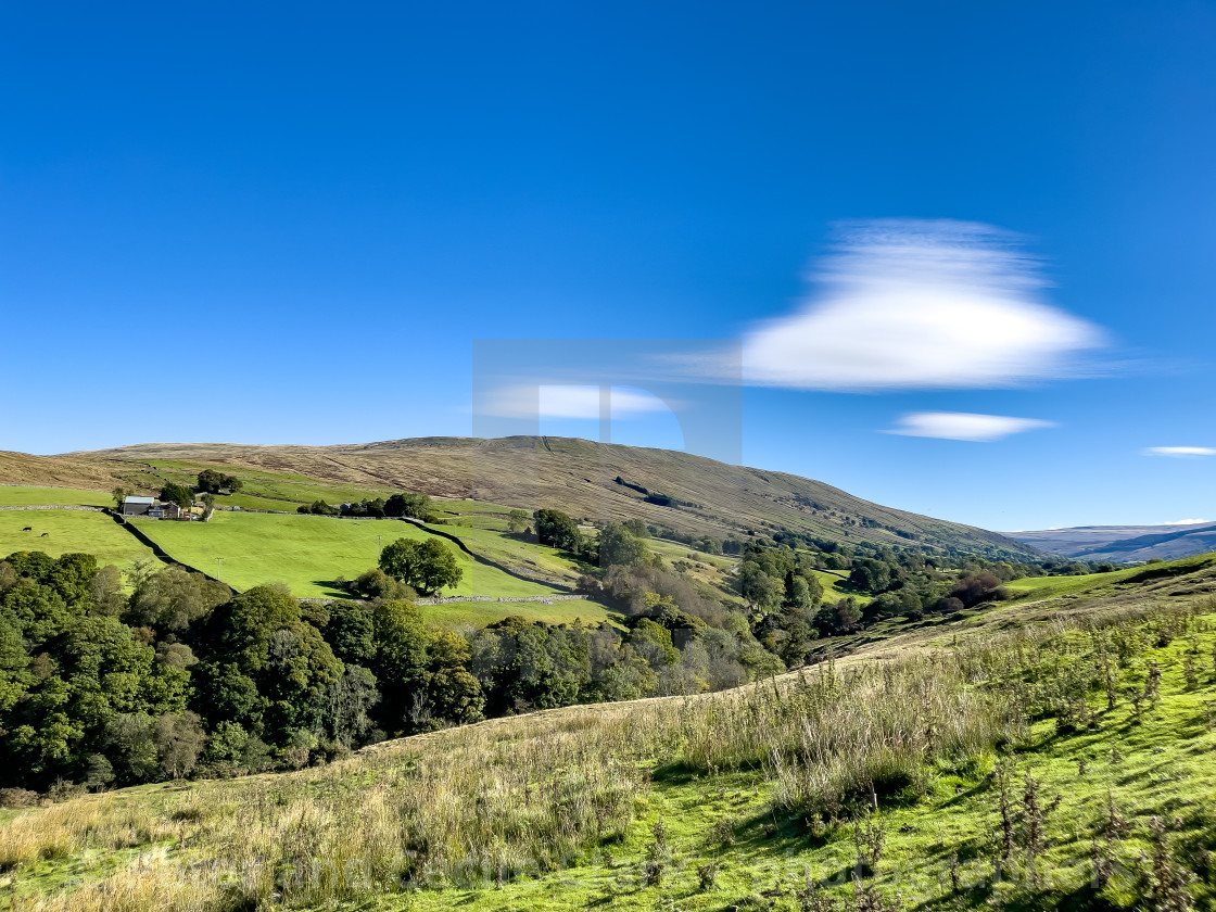 "Sedbergh Countryside and Fells, Cumbria." stock image