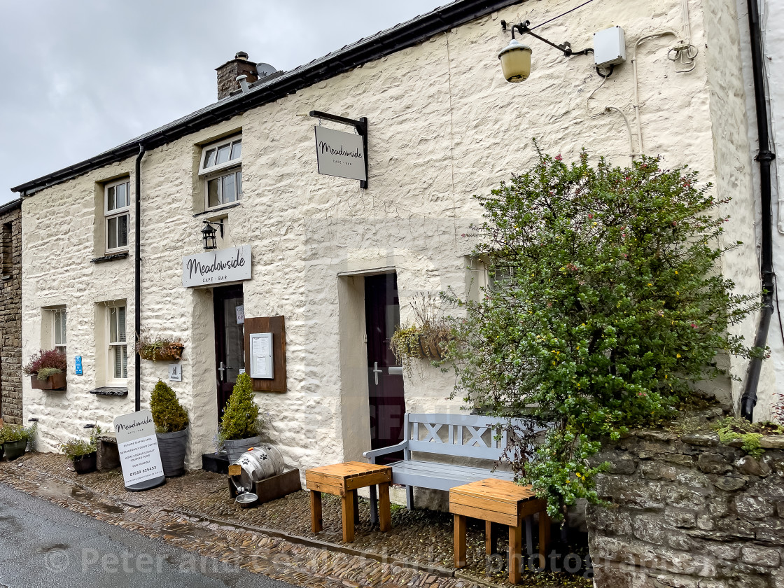 "Dent, Meadowside Cafe Bar" stock image