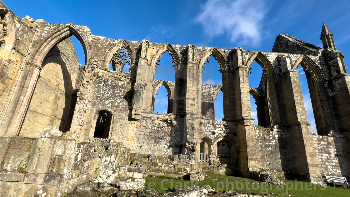 "Bolton Abbey, Priory Ruins, Yorkshire." stock image