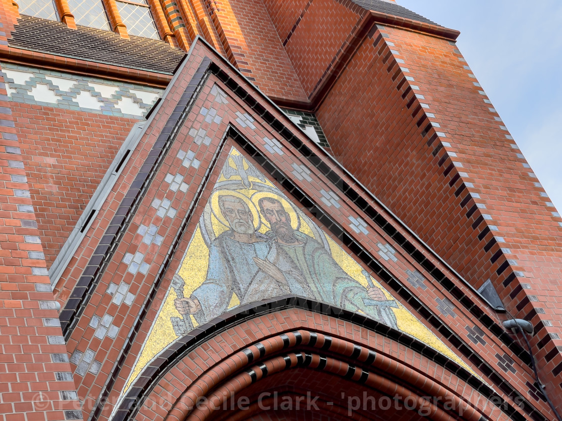 "St’s. Peter and Paul Cathedral, Gliwice, Poland." stock image