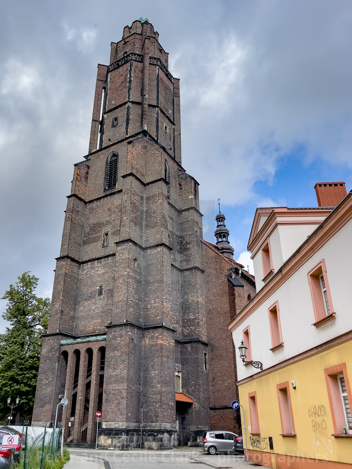 "Church of All Saints, Gliwice, Poland." stock image