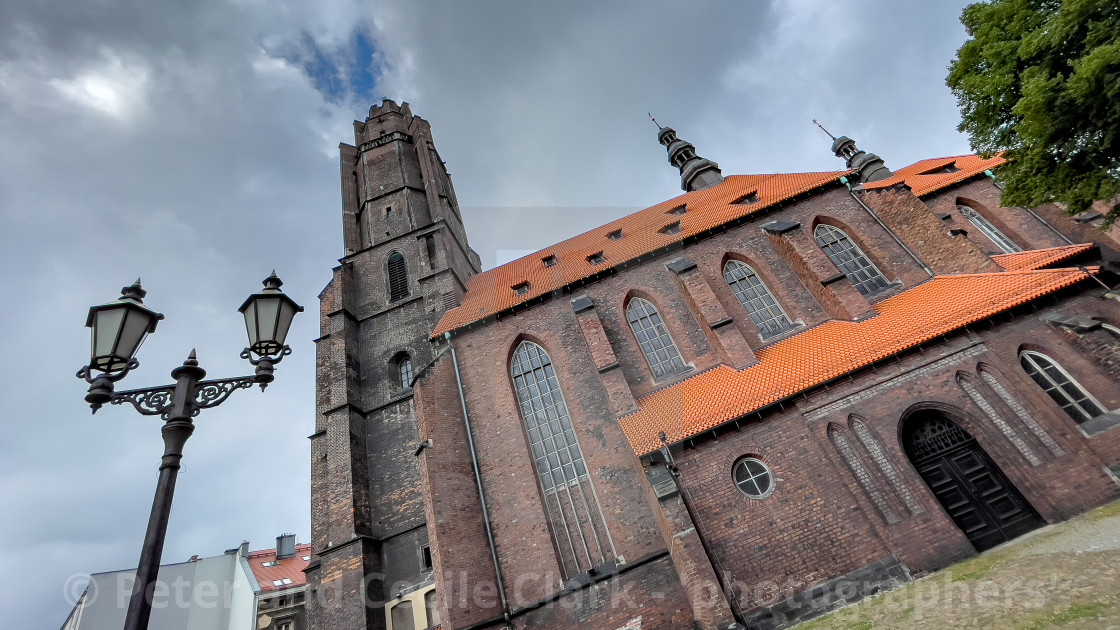 "Church of All Saints, Gliwice, Poland." stock image