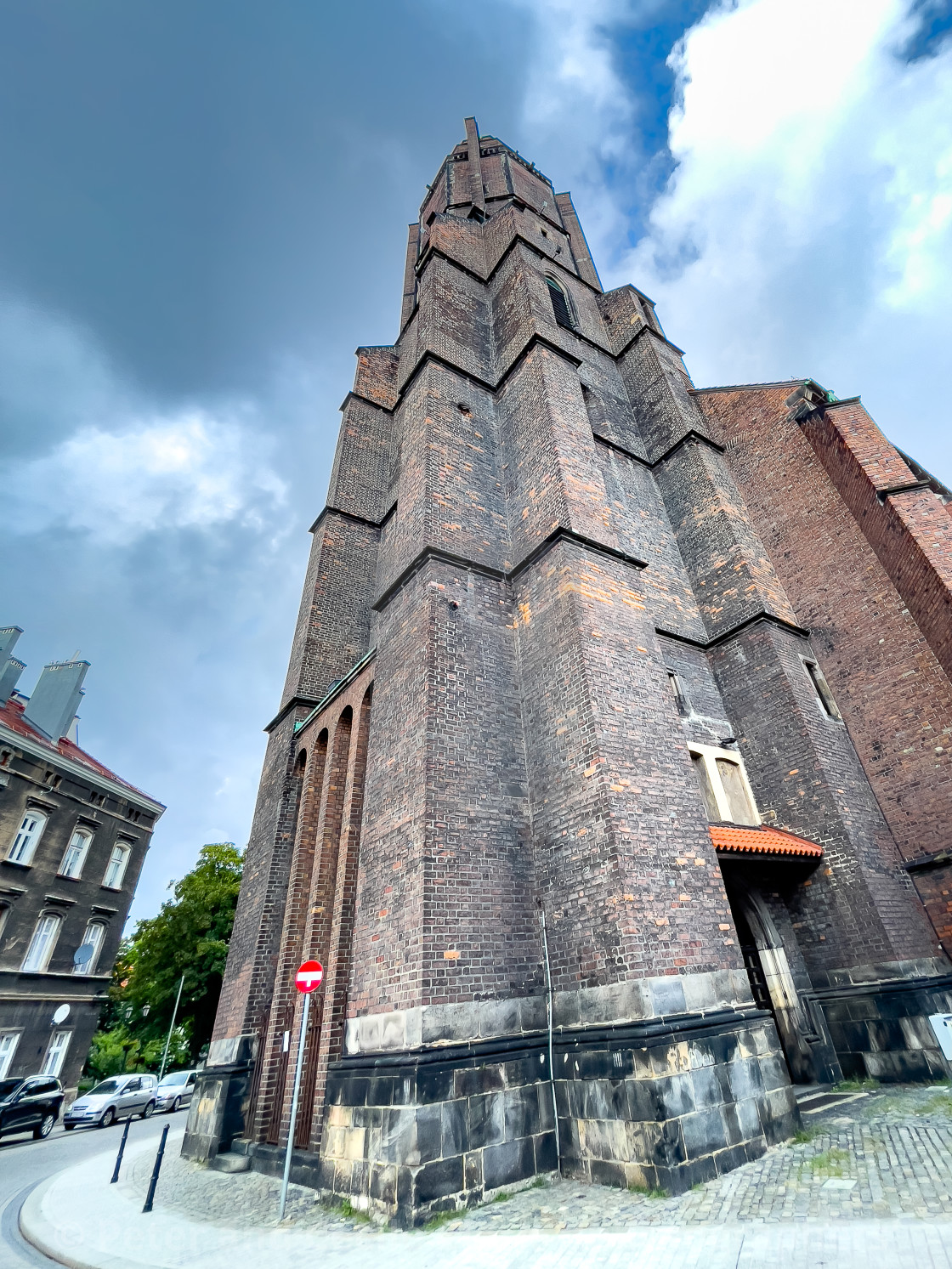 "Church of All Saints, Gliwice, Poland." stock image