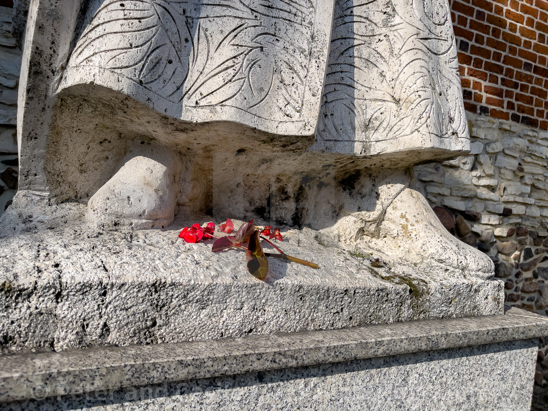 "Stefan Batory, Statue Monument, Gliwice, Poland." stock image