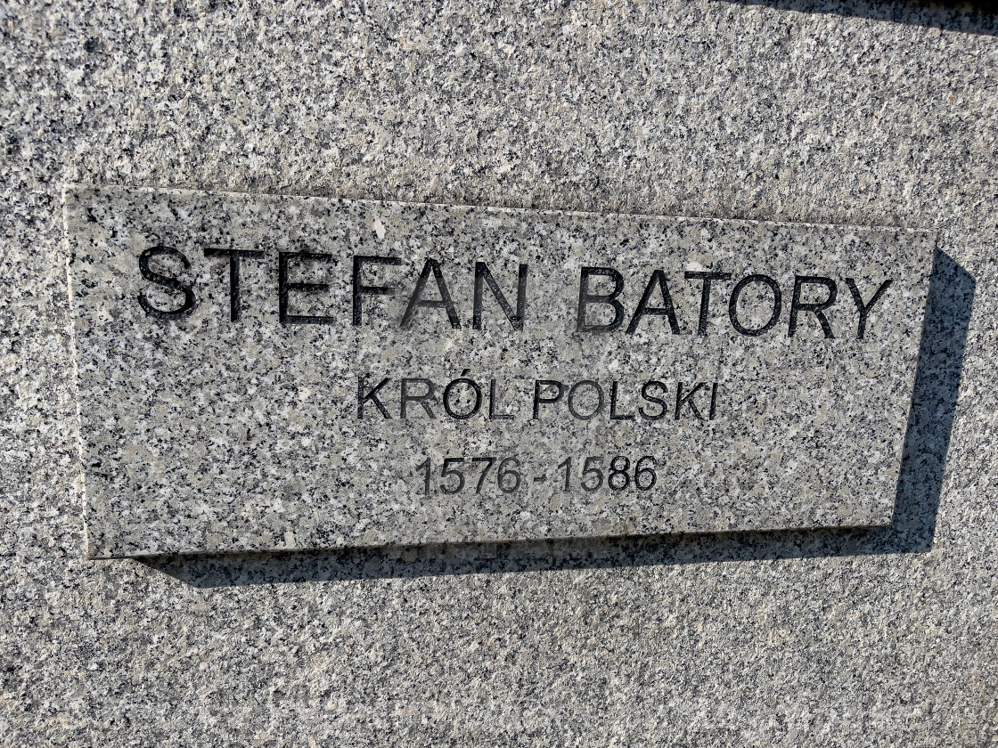 "Stefan Batory, Statue Monument, Gliwice, Poland." stock image