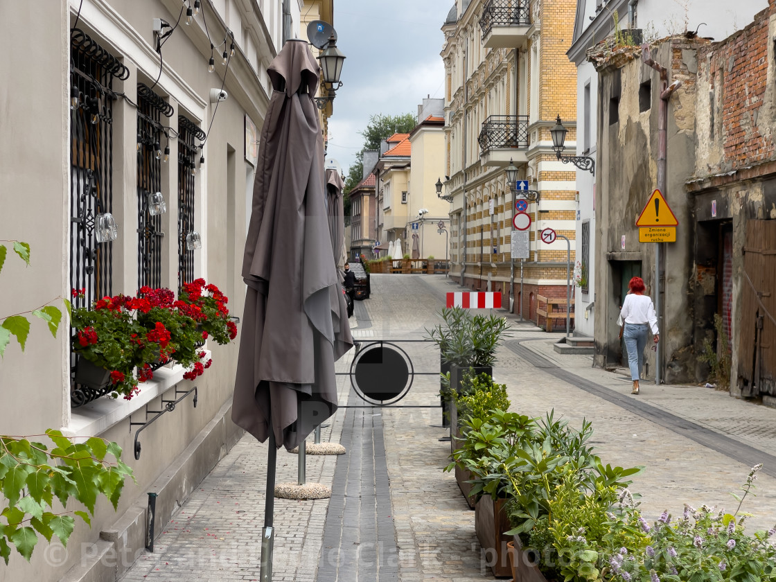 "Street Scene, Gliwice." stock image