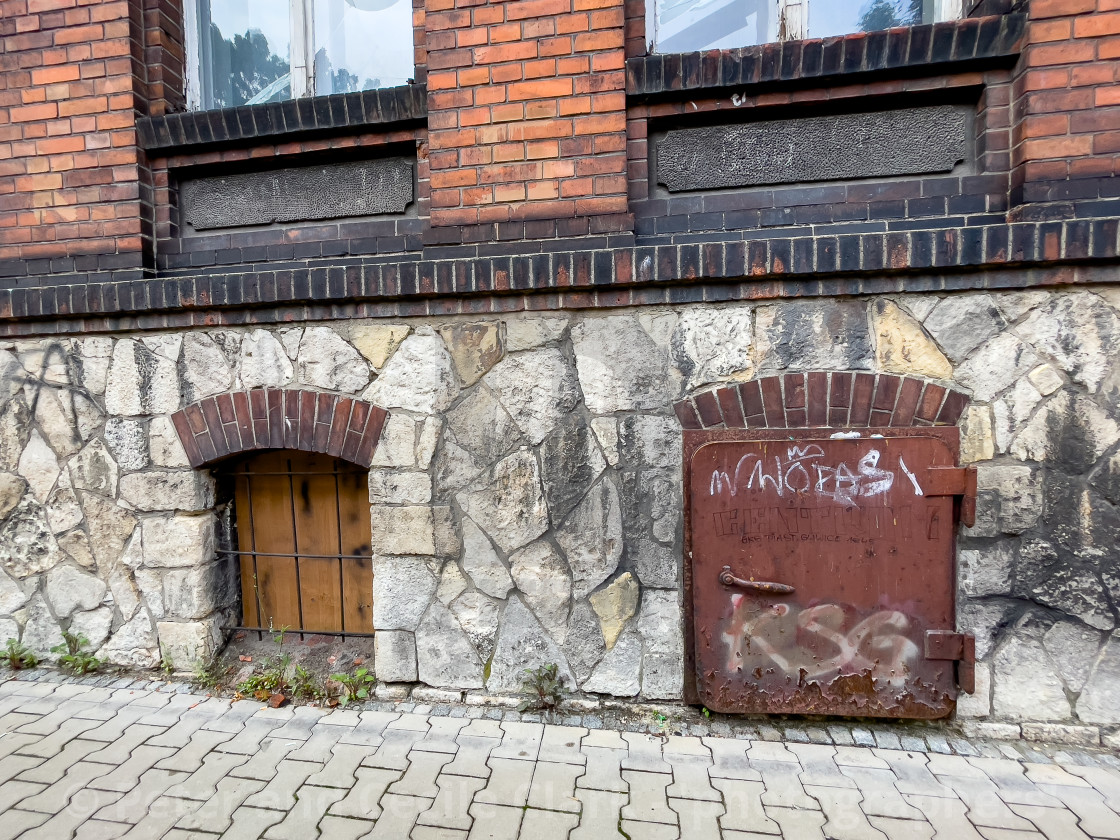 "Old Buidings, Street Scene, Gliwice." stock image