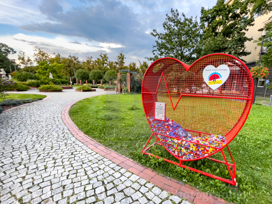 "Doncaster Square, Gliwice, Poland" stock image