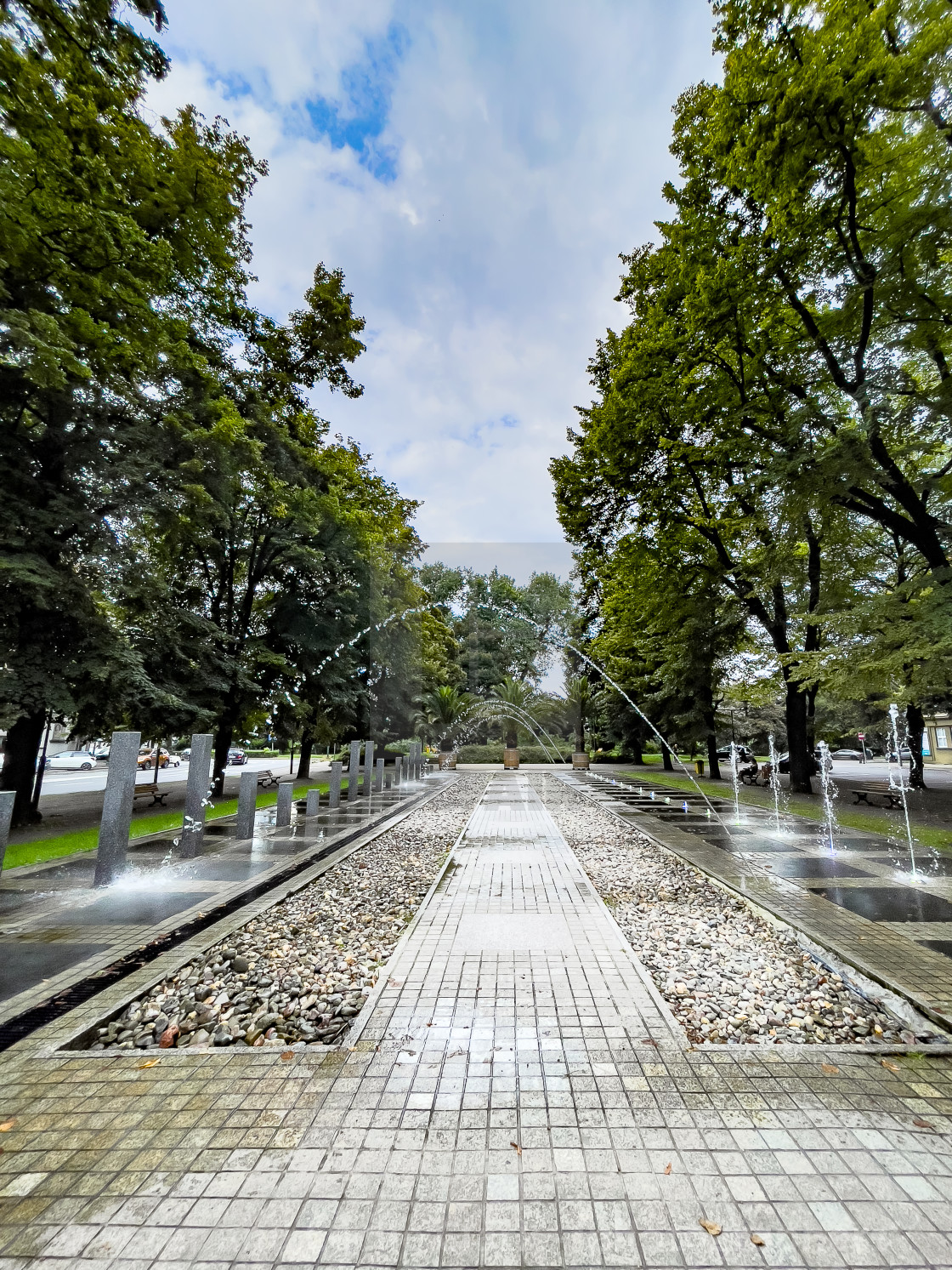 "Marshal Józef Piłsudski Square, Gliwice, Poland." stock image