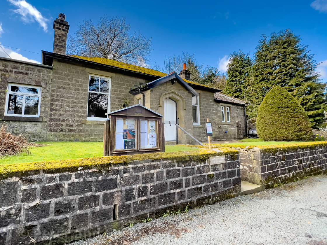 "Hebden Institute, Hebden, Yorkshire." stock image